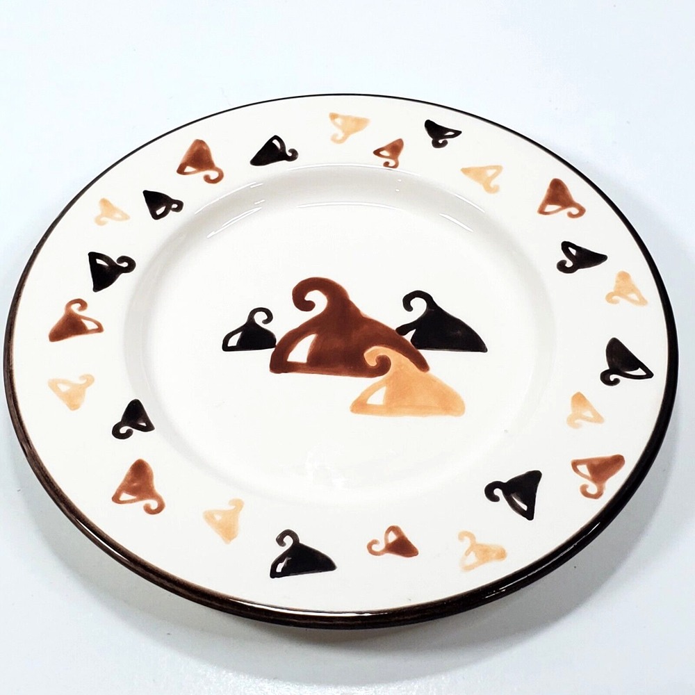 Vintage Bath & Body Works Chocolate Chunk Brownie Candle Plate 1999